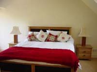 panholes cottages - roundhouse hayloft bedroom