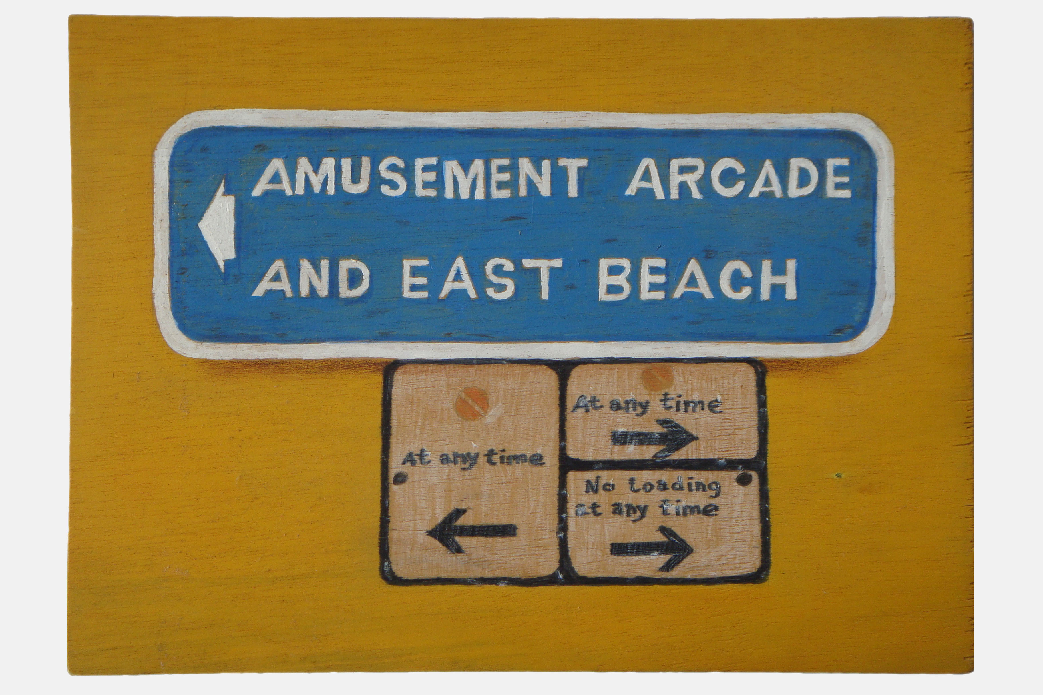 AMUSEMENT ARCADE
<br>Mixed media on plywood<br>??? x ???cm