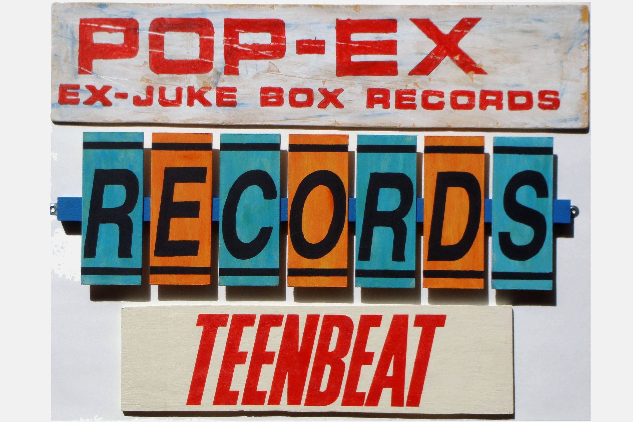 TEENBEAT<br>Acrylic paint on Plywood<br>73 x 53cm