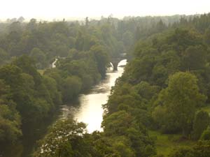 the river teith from doune castle