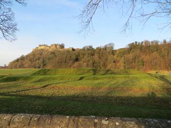 stirling castle from the king's knot